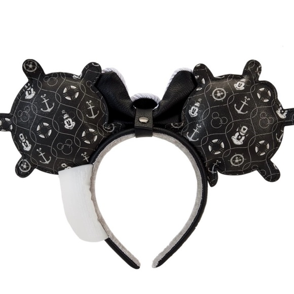 🖤🩶🐭🏰⚓️ Steamboat Willie Mickey EARS ONLY  loungefly disney EXCLUSIVE 😍 NEW! - Picture 4 of 6